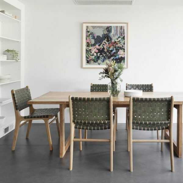Kursi Makan Strap Girona, Furniture Jepara, Arlika Wood, Arlikawood, Arlika Wood Furniture, Mebel Jepara